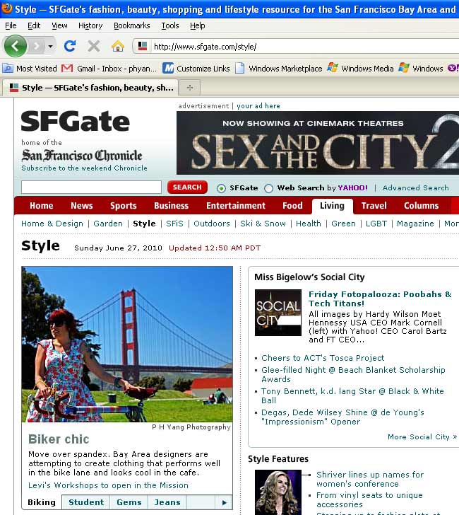 San Francisco Chronicle Style Section